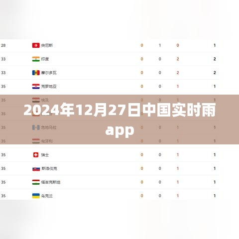 中国实时雨app，天气预报与实时更新服务
