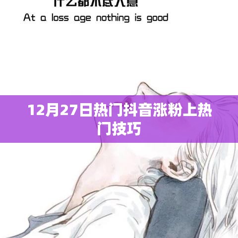 抖音涨粉技巧，上热门秘籍，12月涨粉攻略