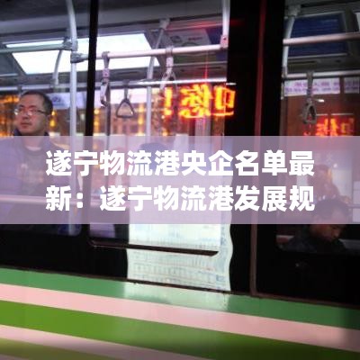 遂宁物流港央企名单最新：遂宁物流港发展规划 
