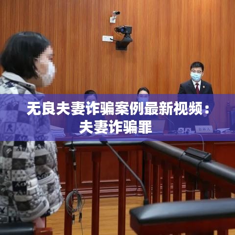 无良夫妻诈骗案例最新视频：夫妻诈骗罪 