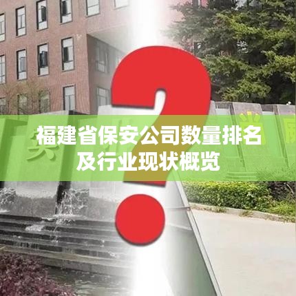 福建省保安公司数量排名及行业现状概览