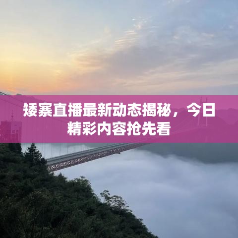 矮寨直播最新动态揭秘，今日精彩内容抢先看