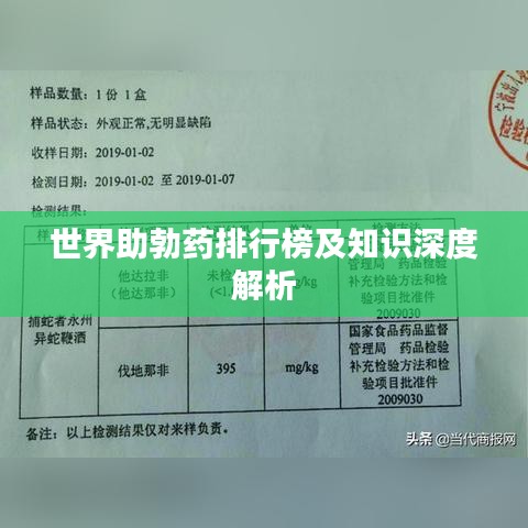 世界助勃药排行榜及知识深度解析