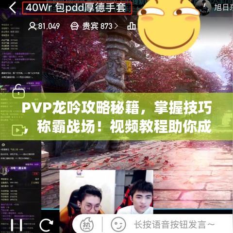 PVP龙吟攻略秘籍，掌握技巧，称霸战场！视频教程助你成为霸主！