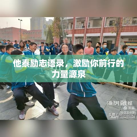 他泰励志语录，激励你前行的力量源泉