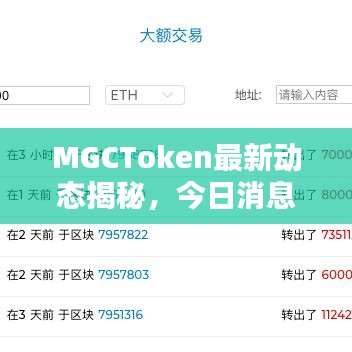 MGCToken最新动态揭秘，今日消息一网打尽
