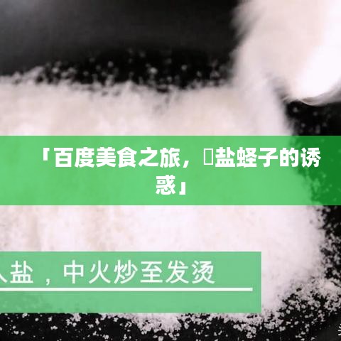 「百度美食之旅，焗盐蛏子的诱惑」