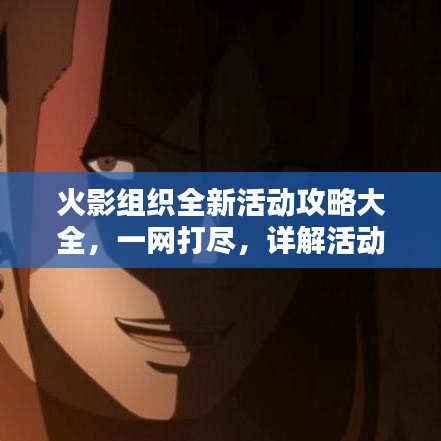 火影组织全新活动攻略大全，一网打尽，详解活动流程！