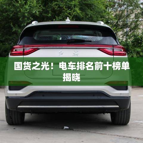 国货之光！电车排名前十榜单揭晓