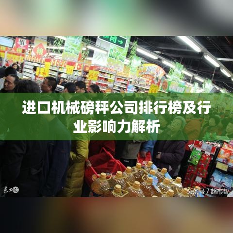 进口机械磅秤公司排行榜及行业影响力解析