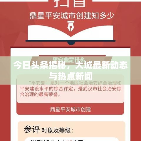今日头条揭秘，大城最新动态与热点新闻