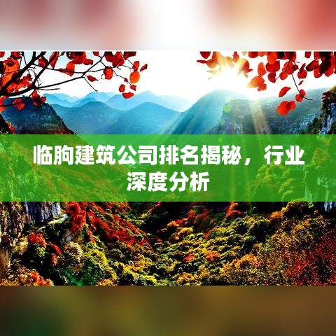 临朐建筑公司排名揭秘，行业深度分析