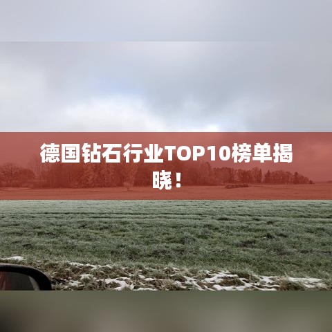 德国钻石行业TOP10榜单揭晓！