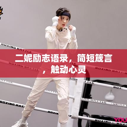 二妮励志语录，简短箴言，触动心灵