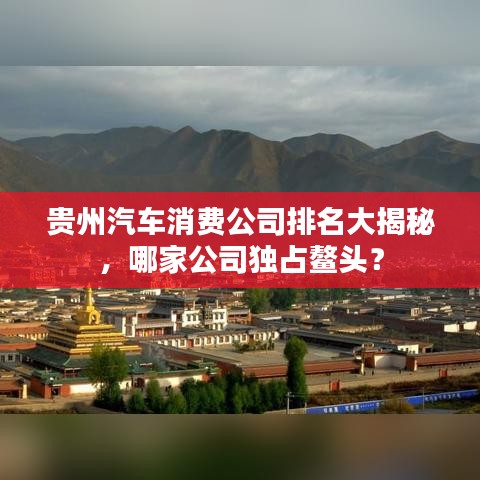 贵州汽车消费公司排名大揭秘，哪家公司独占鳌头？