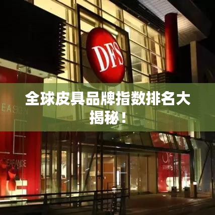 全球皮具品牌指数排名大揭秘！
