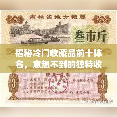 揭秘冷门收藏品前十排名，意想不到的独特收藏清单！