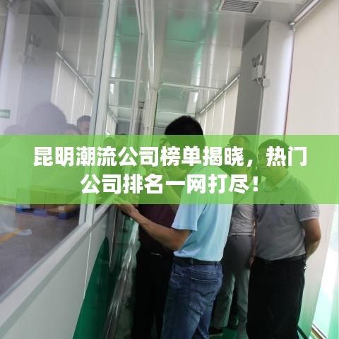 昆明潮流公司榜单揭晓，热门公司排名一网打尽！