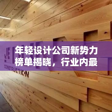 年轻设计公司新势力榜单揭晓，行业内最具潜力的创意力量排名！
