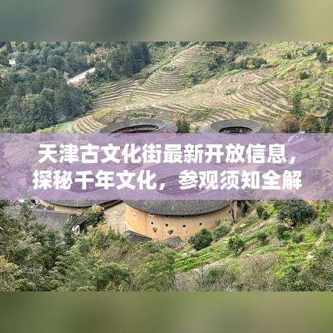天津古文化街最新开放信息，探秘千年文化，参观须知全解析