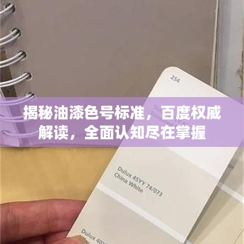 揭秘油漆色号标准，百度权威解读，全面认知尽在掌握