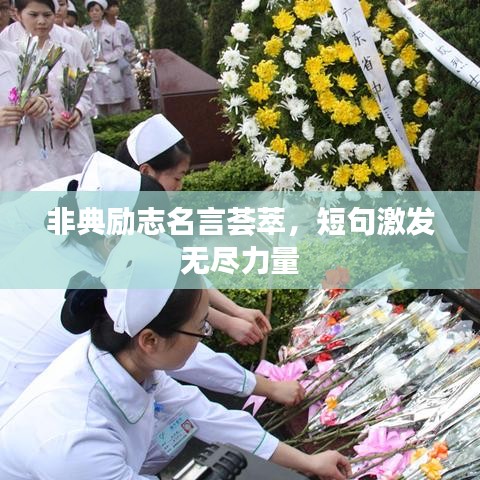 非典励志名言荟萃，短句激发无尽力量